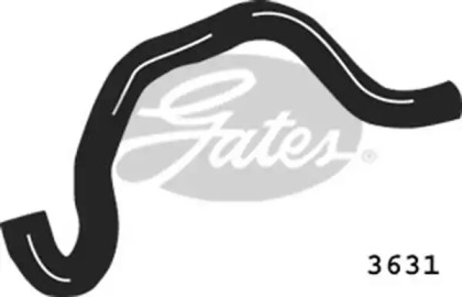 Шланг радиатора 3631 GATES